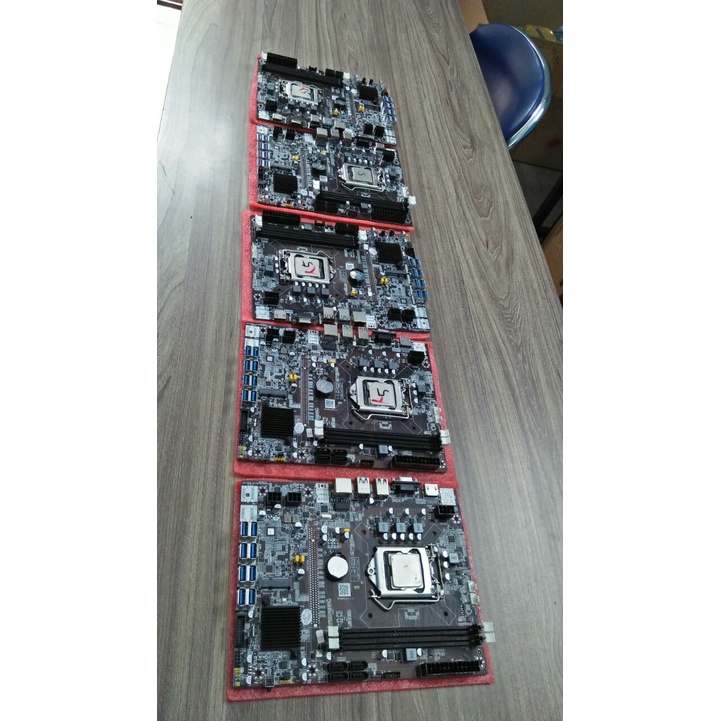 Combo Main b75 8 chân cắm usb + Chip G540 + Ram ddr3 4Gb kèm fan cpu