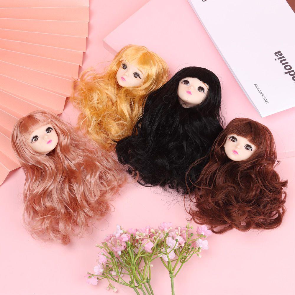 Phụ Kiện Đầu Búp Bê Nhiều Màu Sắc Dễ Thương Xinh Xắn Kat1