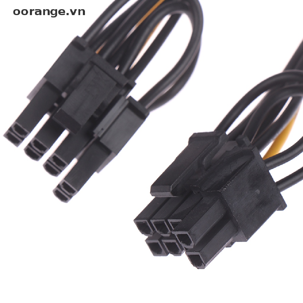 Dây cáp nguồn PCI-E chuyển đổi 15pin SATA đầu đực sang 8pin(6+2) dài 20cm | BigBuy360 - bigbuy360.vn