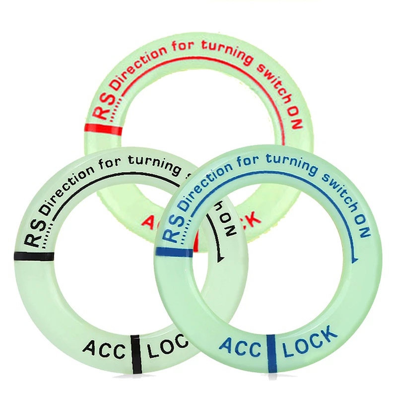 1 MiếNg DáN Công TắC KhởI ĐộNg 3D PháT Quang Cho Xe Hơi / Xe MáY