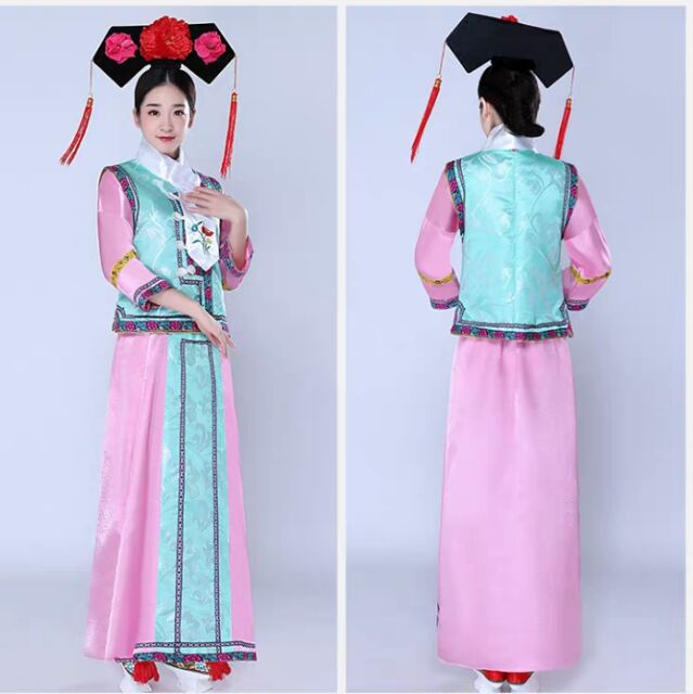 Trang phục Thanh triều cosplay Hoàn Châu Cách Cách giá rẻ cho học sinh sinh viên