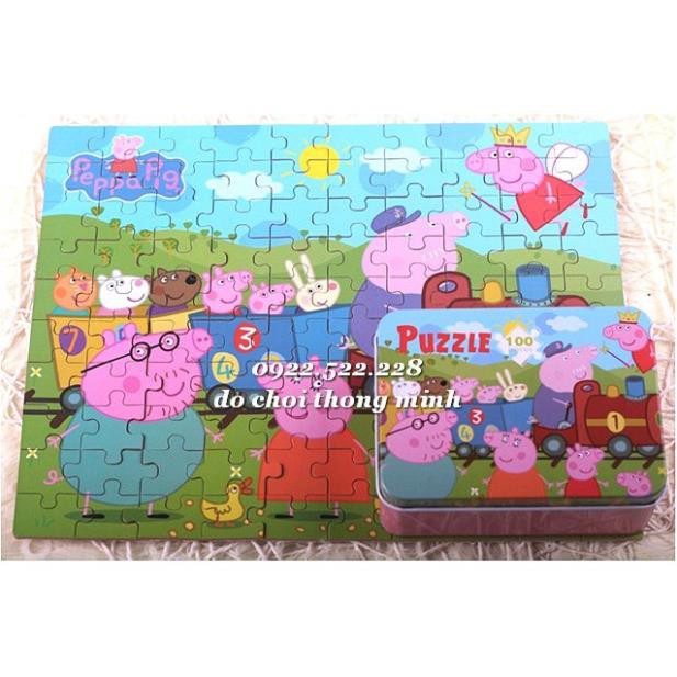 Ghép hình puzzle 100 mảnh - nhiều mẫu đẹp