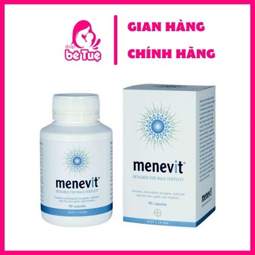 [Hàng chuẩn Úc] Viên uống Menevit hỗ trợ tăng cường sinh sản nam, cải thiện chất lượng tinh trùng 90 viên của Úc
