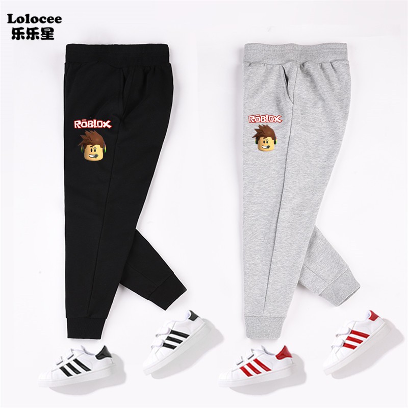 Quần Jogger Cotton In Logo Roblox Cho Bé Trai