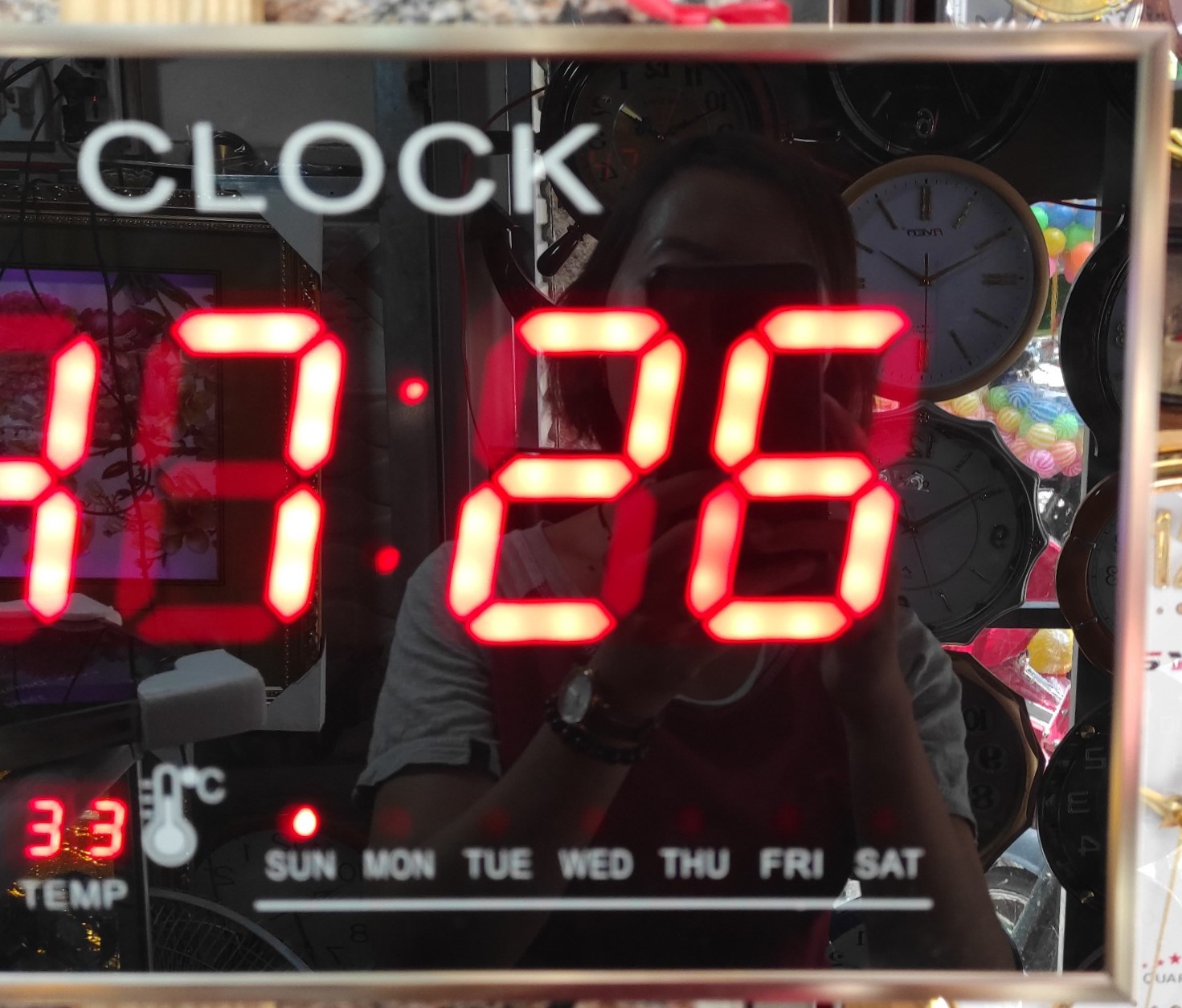 [Ảnh thật] Lịch Vạn Niên Khung Nhôm Nhân Tín Nhỏ Cực Bền