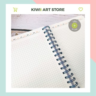 Sổ Klong lò xo kép Study Planner A5