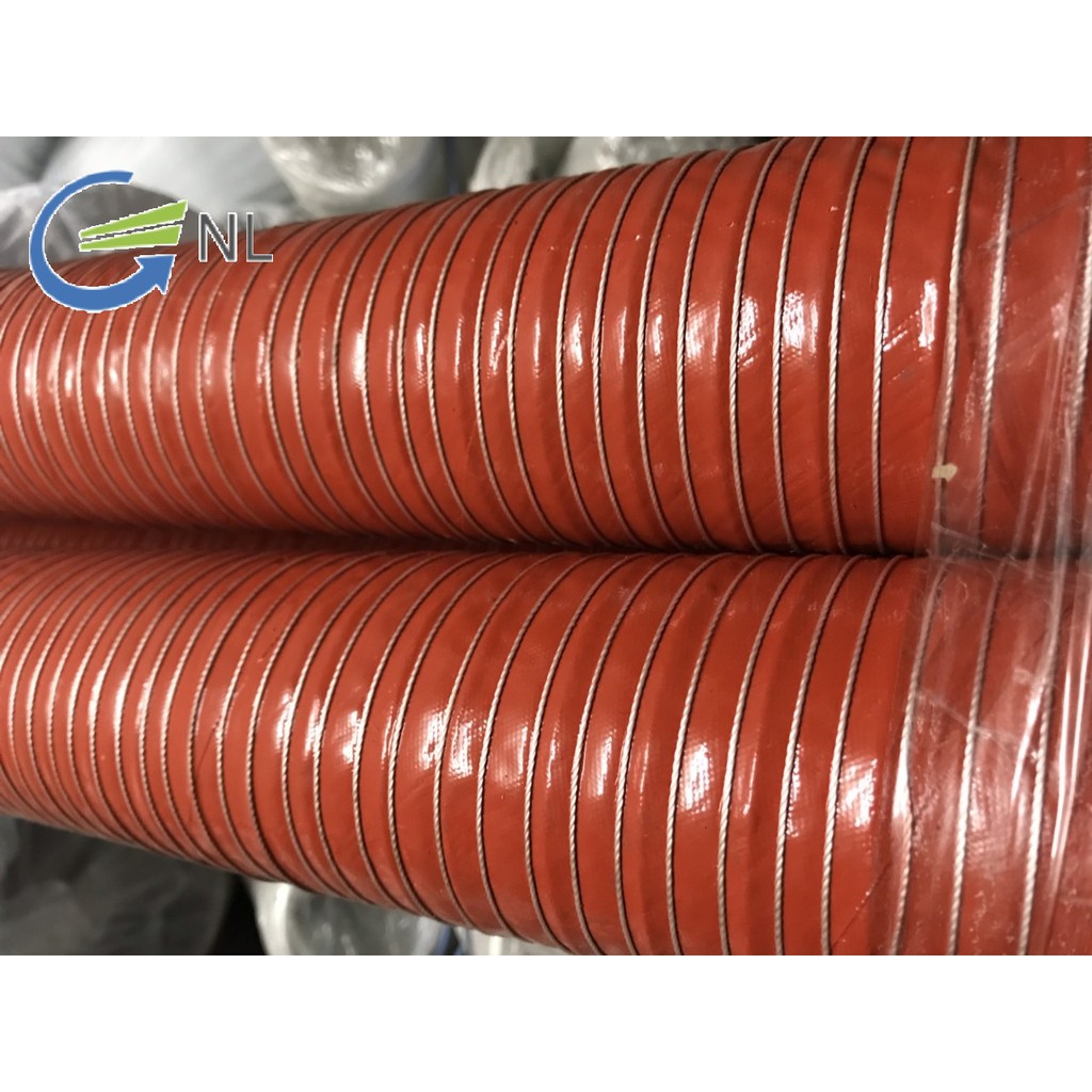 Ống Silicone chịu nhiệt D42, dài 4m dẫn khí nóng, chịu được hóa chất