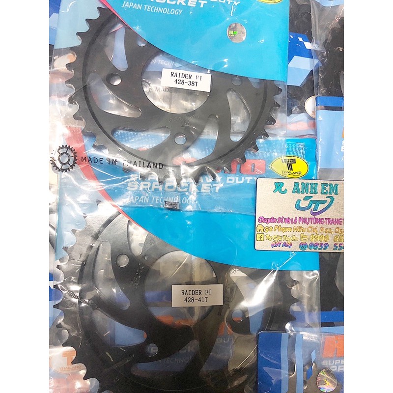 Nhông Dĩa Recto Satria/Raider Fi Đủ Size Cho AE Lựa ( 36 -&gt; 44 ) Đúng Hàng Chính Hãng Recto &gt;&gt;&gt;&gt;