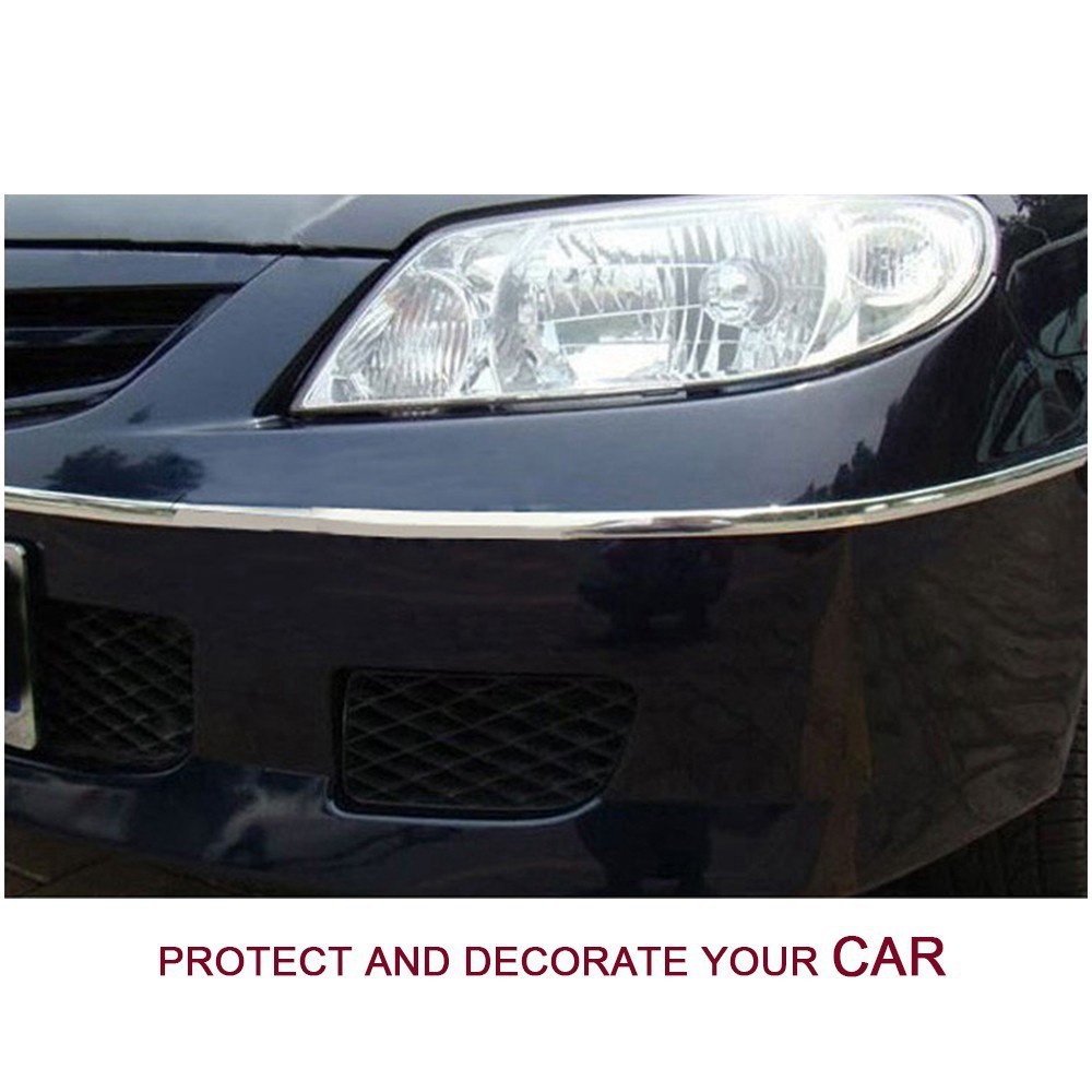CHINK Dải băng chống va chạm trên ô tô Tấm bảo vệ cửa ô tô Chrome Molding Trim