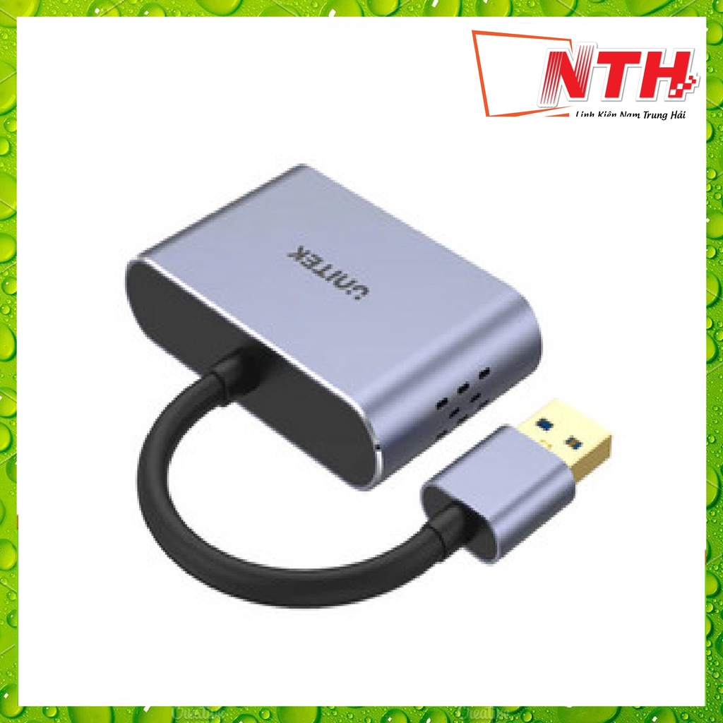 CÁP CHUYỂN ĐỔI CỔNG USB 3.0 RA CỔNG HDMI VÀ CỔNG VGA V1304A UNITEK