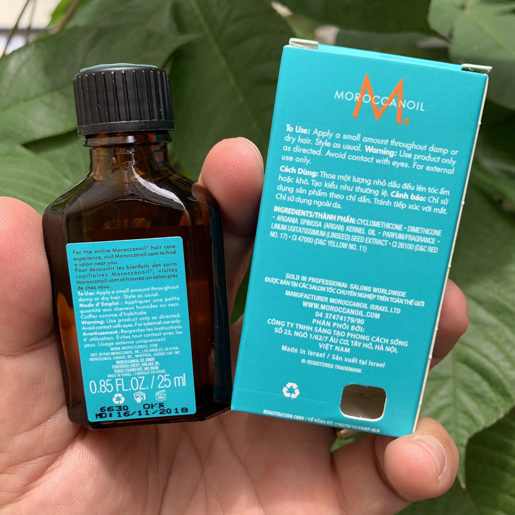 🌼Chính hãng 🌺 Tinh dầu phục hồi tóc khô sơ Moroccanoil Treatment 25ml | BigBuy360 - bigbuy360.vn