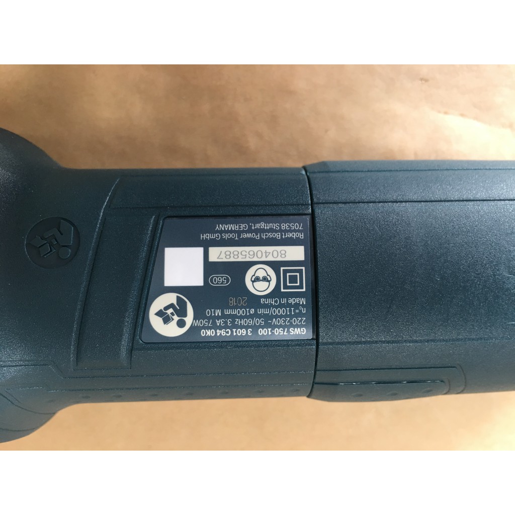 Máy mài góc Bosch GWS 750-100 công suất 750W sử dụng tiện lợi Bảo hành chính hãng 12 tháng