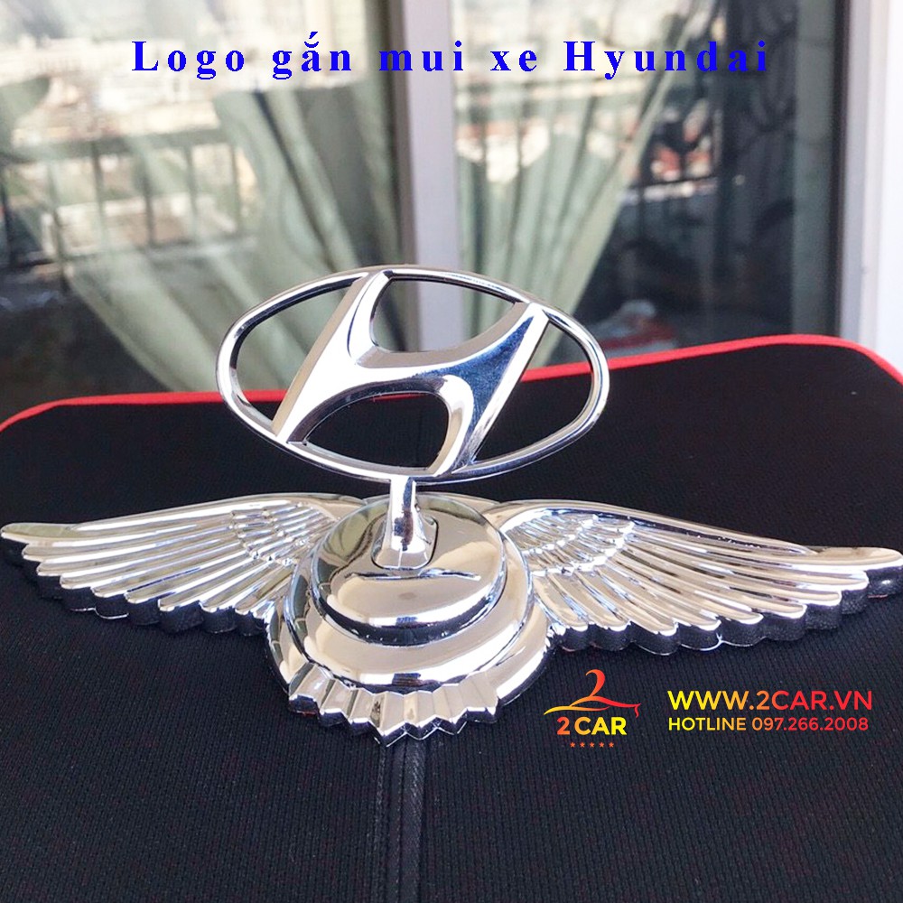 Logo gắn mui xe ô tô hãng Hyundai