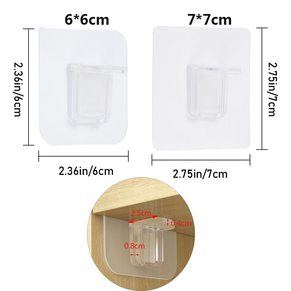 WATTLE Set 5 Móc Treo Đồ Gắn Tường Nhiều Tầng Đa Năng