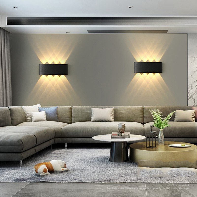 Đèn tường LED CANMEIJIA 4w 6w 8w 220V chiếu sáng ngoài trời trong nhà phòng ngủ đầu giường phòng khách sân vườn