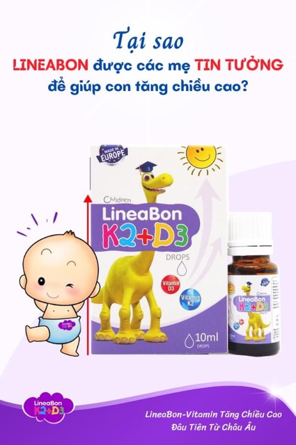 Lineabon K2D3 | Thế Giới Skin Care
