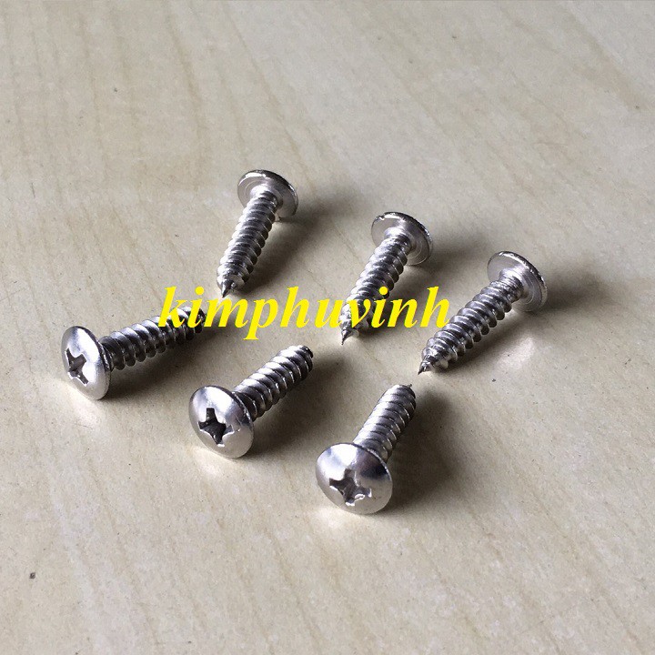 M5x20mm - 50 CON VÍT DÙ INOX - VÍT DÙ BAKE INOX 5x20mm