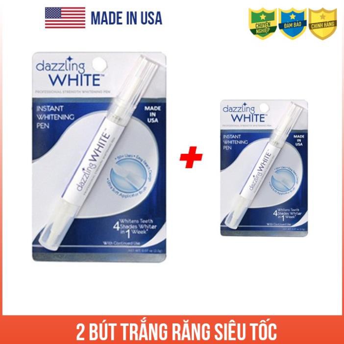 Combo 2 Bút tẩy trắng răng siêu tốc Dazzling White - Nhập khẩu USA