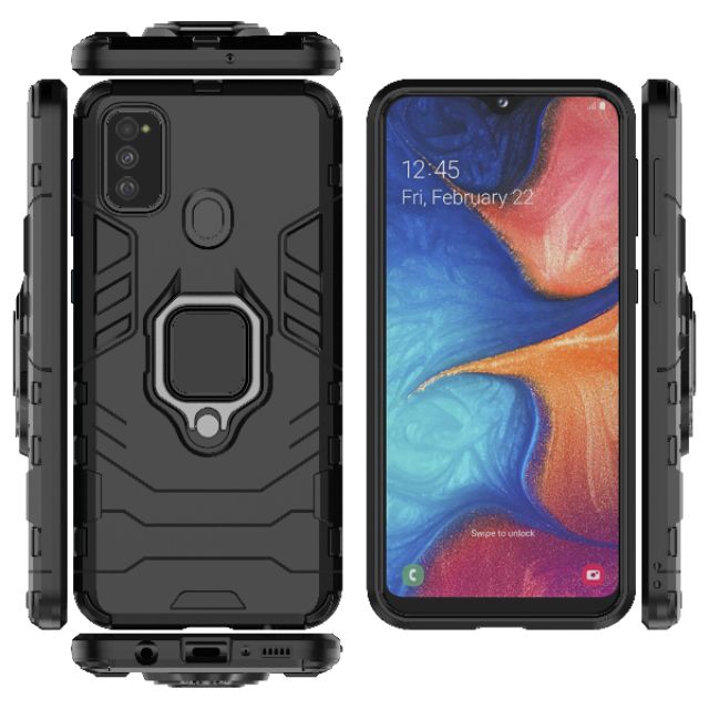 Ốp lưng Samsung M30s chống sốc Iron Man Iring siêu bền giá đỡ xem phim