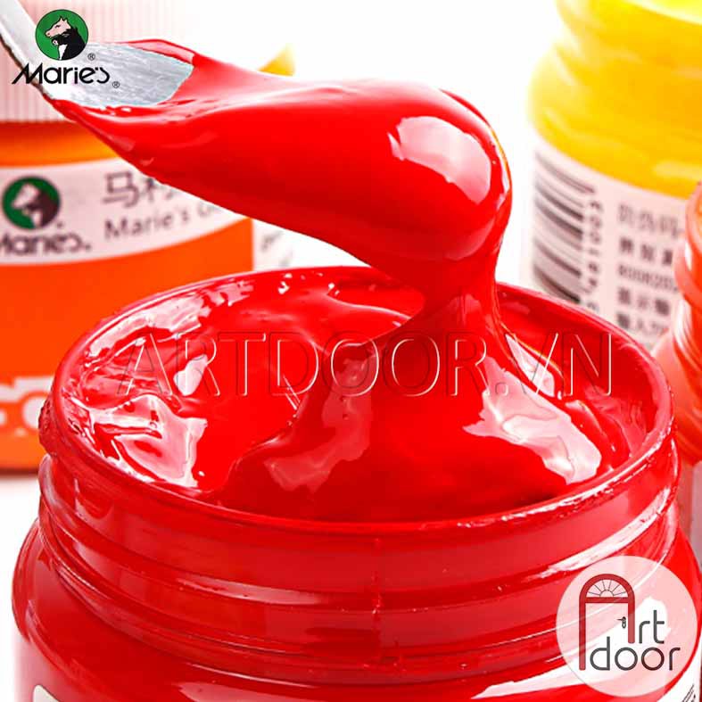 Màu vẽ Gouache MARIES dạng Hũ lẻ (100ml)