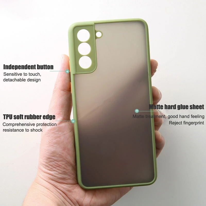 Ốp Lưng Bảo Vệ Chống Sốc Cao Cấp Cho Samsung Galaxy S21 Plus Note 20 Ultra S20 Fe
