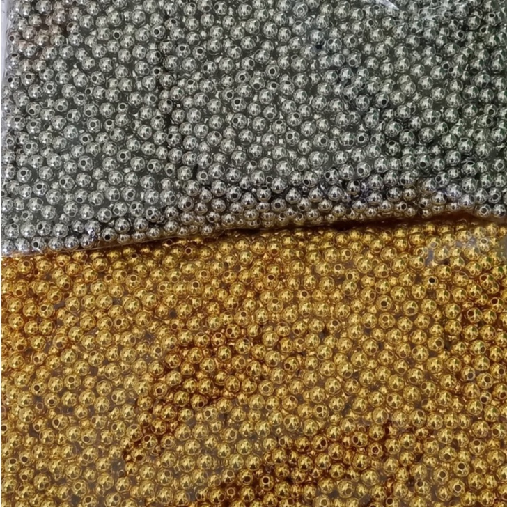 25gam hạt bẹt màu vàng bạc size 4-5-6-8-10mm