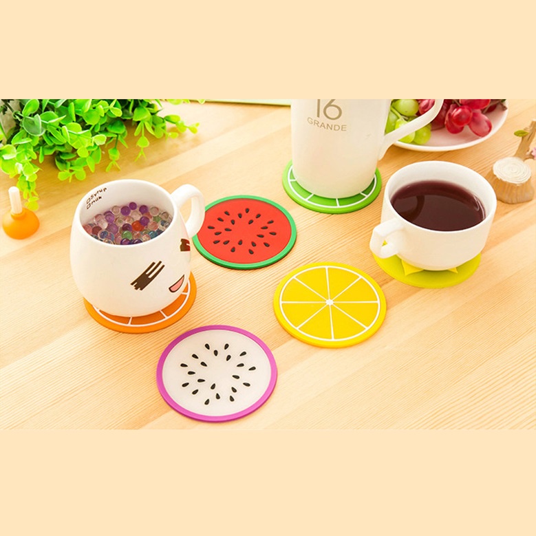 Lót Ly Lót Cốc Hình Trái Cây Hoa Quả Tươi Mát Nhiều Mẫu - SunStoreVN