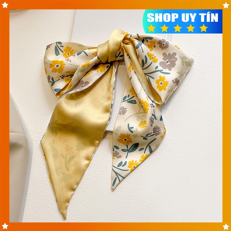 Khăn Lụa 8x110cm quàng cổ quấn túi xinh xắn