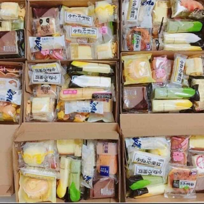combo bánh mix các vị đài loan.