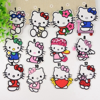 Miếng dán ủi quần áo hình hello kitty
