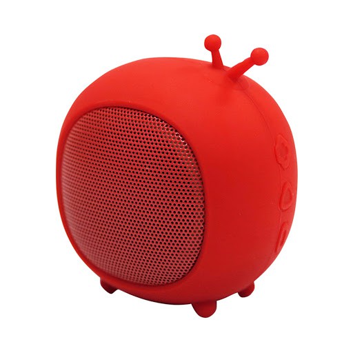Loa bluetooth Soundmax MB-6 hình TV màu đỏ - Hàng chính hãng
