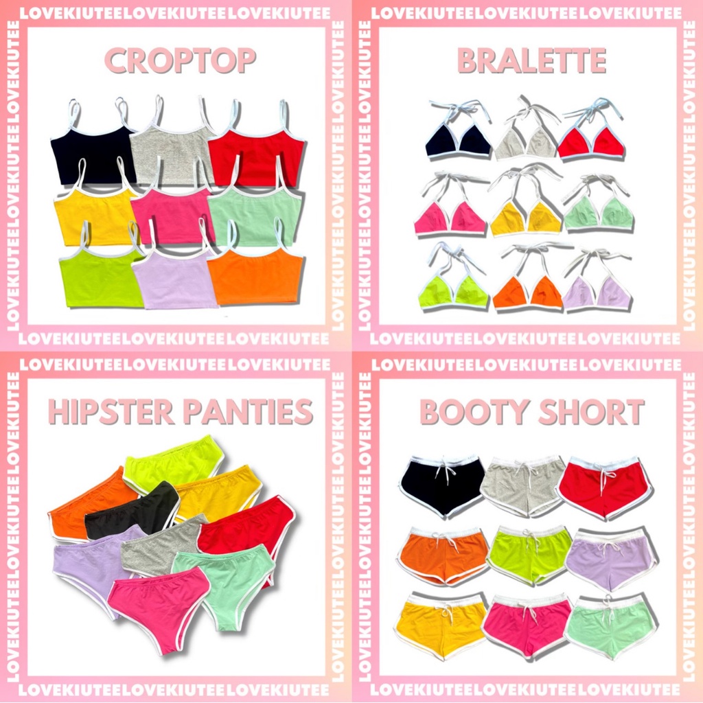 [Bán rời] Áo Croptop, Áo Bralette cột cổ, Quần hipster - Link bán rời từng item LOVEKIUTEE | BigBuy360 - bigbuy360.vn