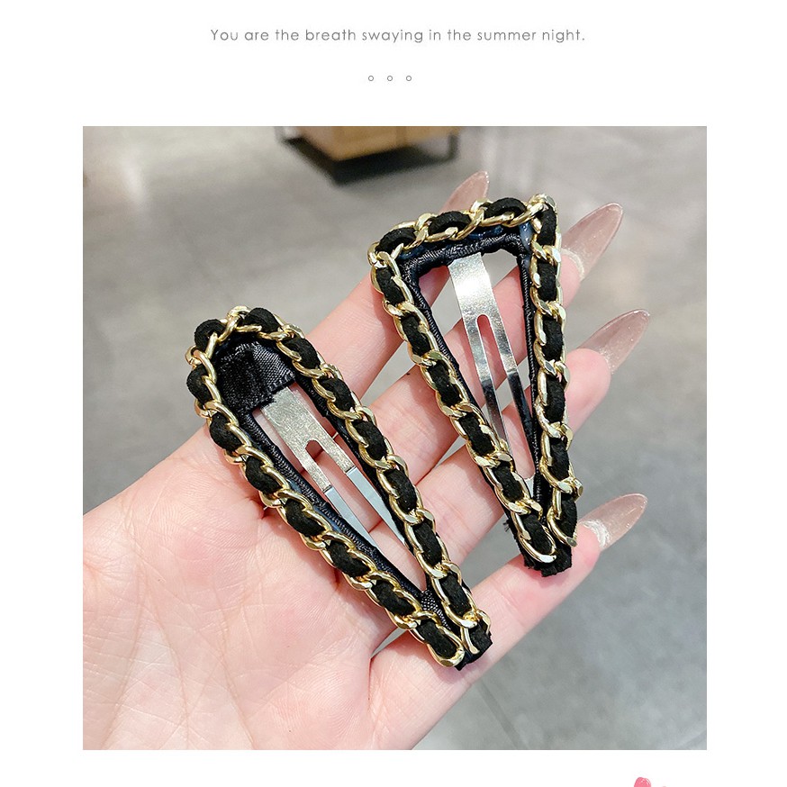 Kẹp tóc kim loại phong cách Hàn Quốc thanh lịch dành cho nữ