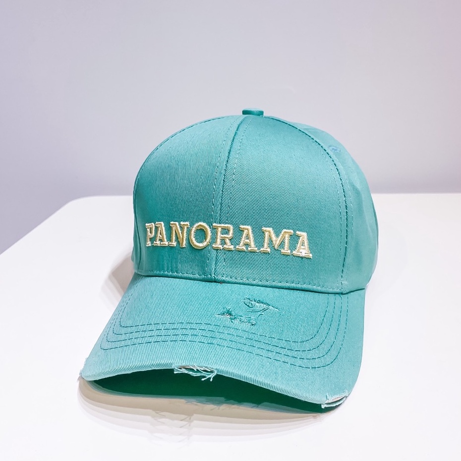 Mũ lưỡi trai Nón kết thêu chữ PANORAMA kiểu rách Fashion 387 phong cách Ulzzang form unisex nam nữ