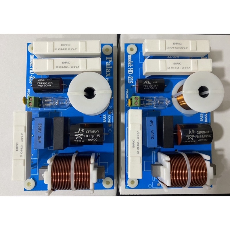 Mặch phân tần # Phân tần loa Pull đơn 1bass + 1 treble Mode : DH-215 ( 1cái )