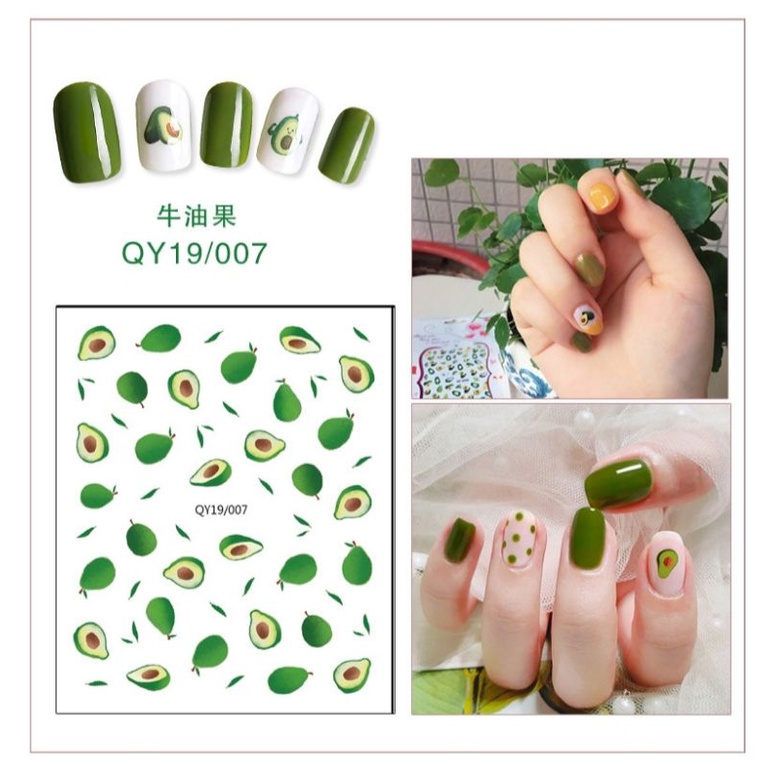 Set sticker dán móng Nail 3D nhiều mẫu mới cho Mẹ và bé