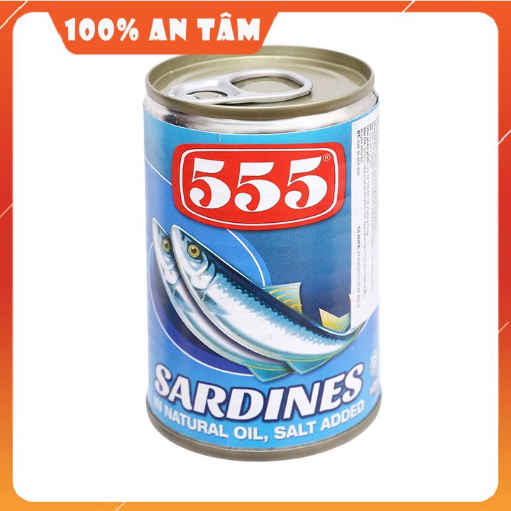 [ GIÁ RẺ ] Cá mòi 555 ngâm dầu hộp 155g - Đồ Ăn Đóng Hộp - SU0451