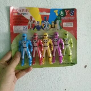 Vỉ 5 anh em siêu nhân mini