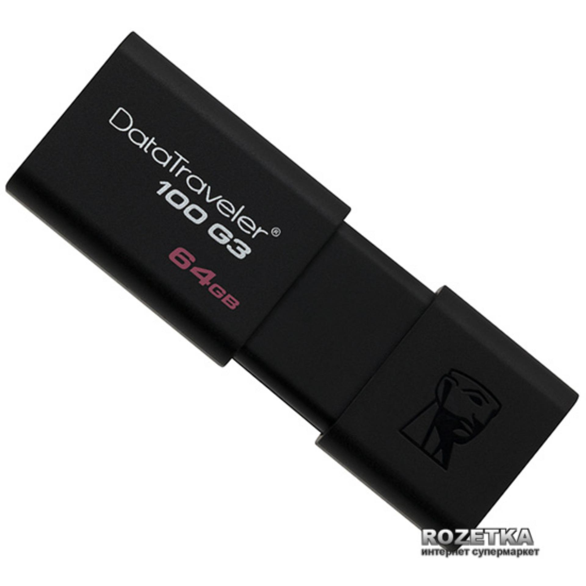 [Giảm giá / triết khấu 12% ] USB 3.0 Kingston DataTraveler 100 - 64GB-Bảo Hành 10 Năm-Hàng Chính Hãng | BigBuy360 - bigbuy360.vn