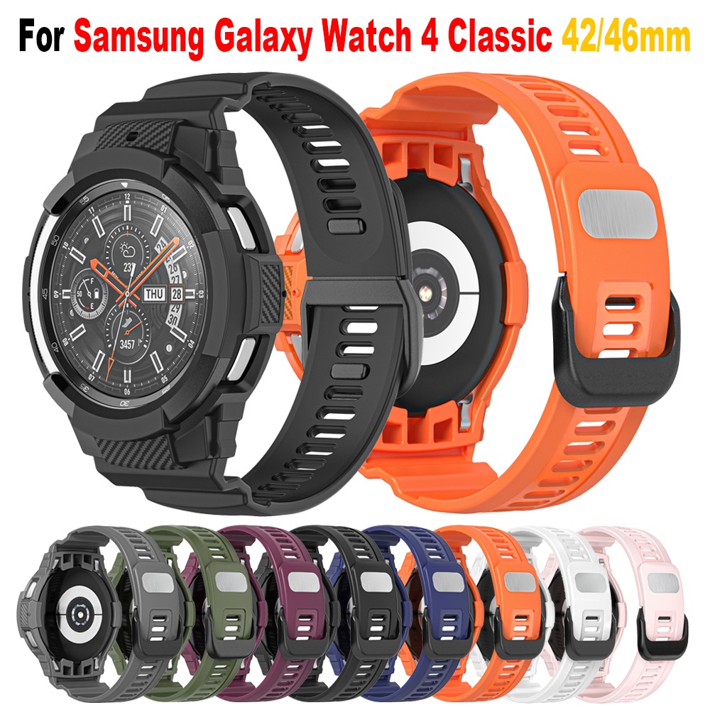 Dây Silicone Thay Thế Cho ĐồNg Hồ Samsung Galaxy Watch 4 Classic 42mm 46mm