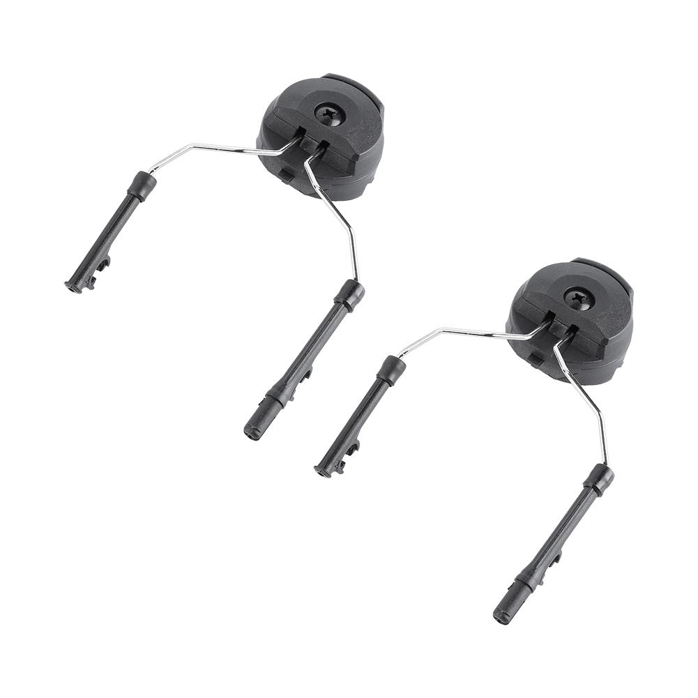 2pcs POM+ Stainless Steel Helmet Arc Rail Suspension Headset Support For Peltor Comtac