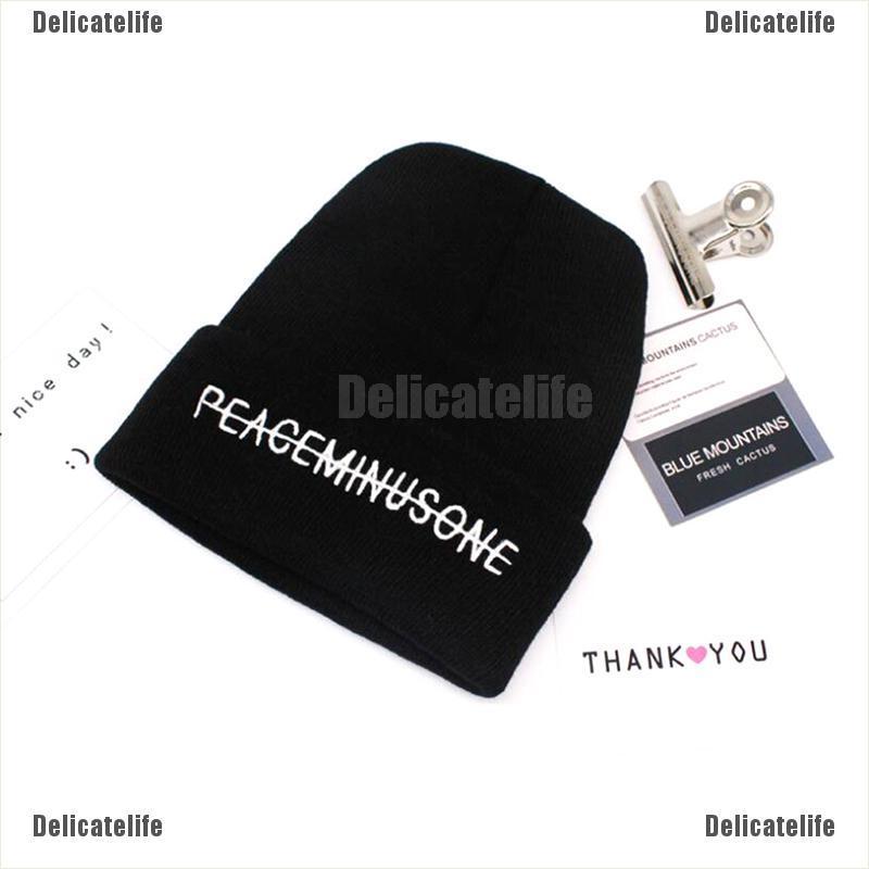 Mũ beanie dệt kim phong cách unisex hình kpop bigbang GD