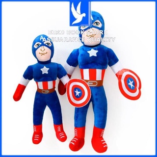 Gấu bông siêu nhân anh hùng đội trưởng mỹ Captian và người nhện Spiderman Bird book
