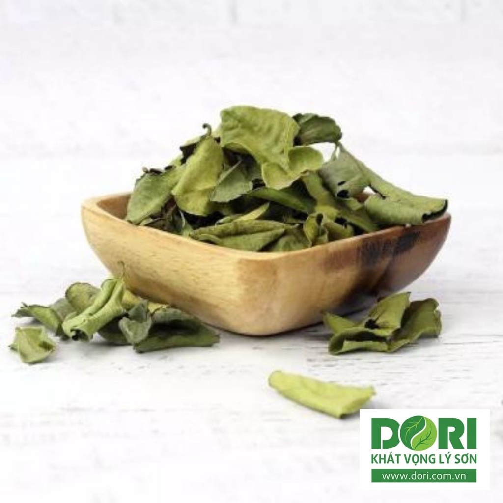 Lá chanh thái sấy khô - Dori Thơm 70g - Gia vị khô - Kaffir leaf VietNamese spices