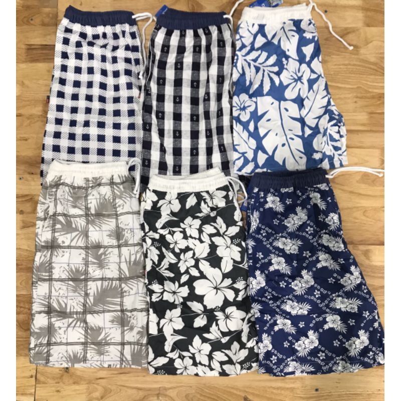 Quần short nam phối lưng thun vải cotton Hometex, quần đùi nam | BigBuy360 - bigbuy360.vn