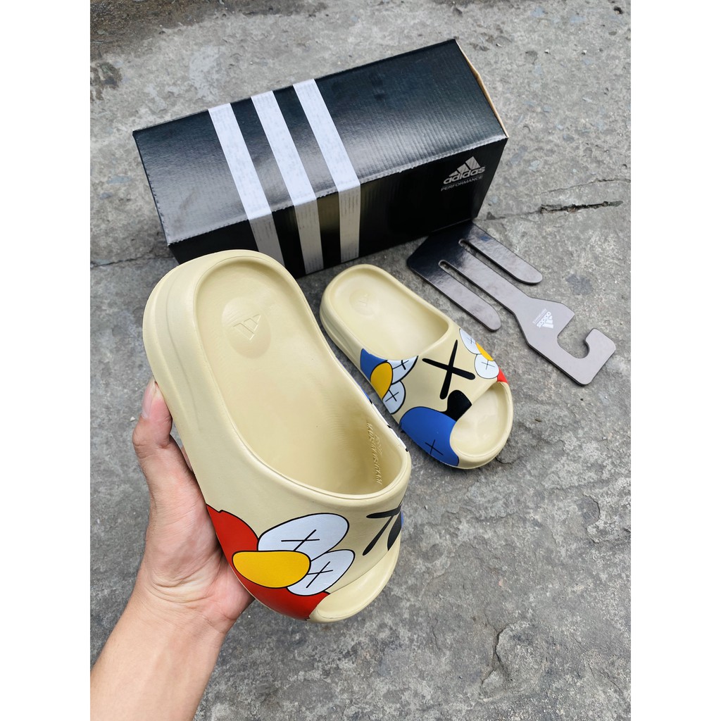 Dép nữ yz slide * kaws kem