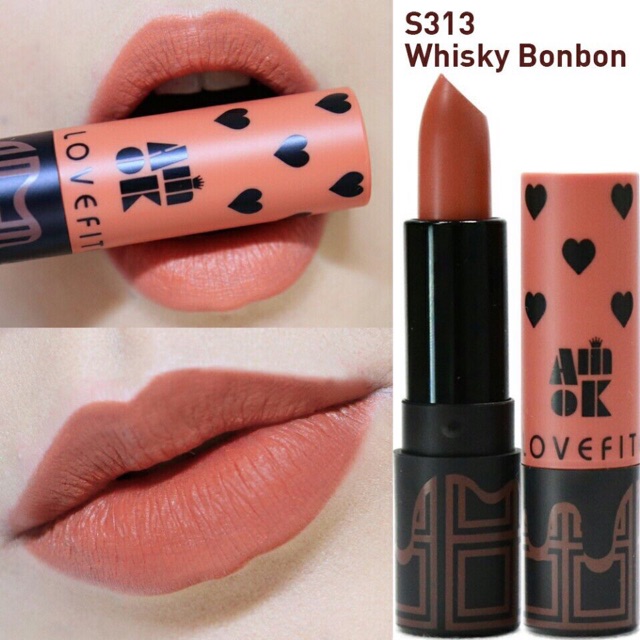 Son Lì Dưỡng Ẩm AMOK Lovefit Chocolate Lipstick - 4g