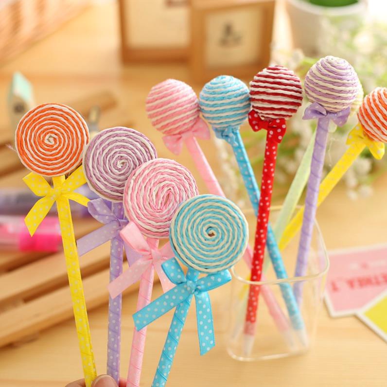 BÚT HÌNH KẸO QUE DỄ THƯƠNG NHIỀU MÀU SẮC H44