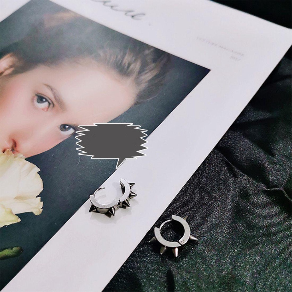 Khuyên Kẹp Vành Tai Không Xỏ Lỗ VANES1 Phong Cách Punk Thời Trang
