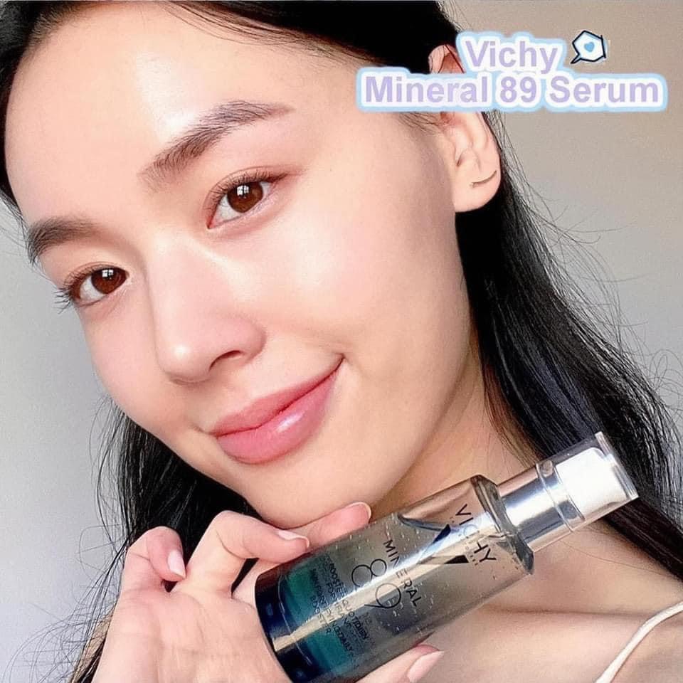 Tinh chất dưỡng Vichy Mineral 89 giúp da mịn màng, căng mượt và tràn đầy sức sống lọ 50ml - CO059